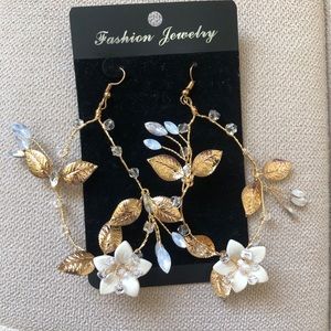 Flower earrings